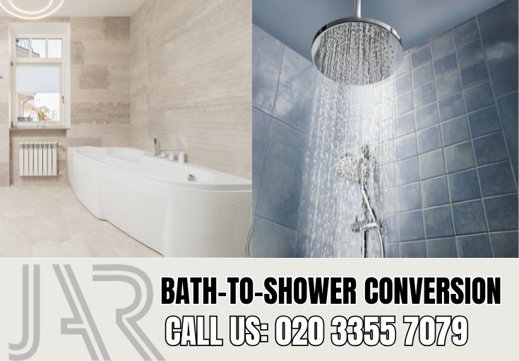 Bath to Shower Conversion by Tottenham Bathroom Fitters