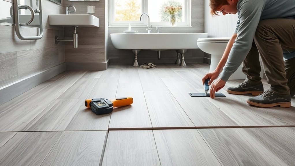 Bathroom Flooring Installation in Tottenham